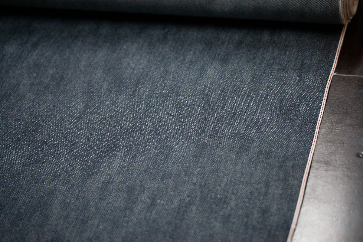 S-021 - 11,5 oz - elastic indigo blue selvage denim
