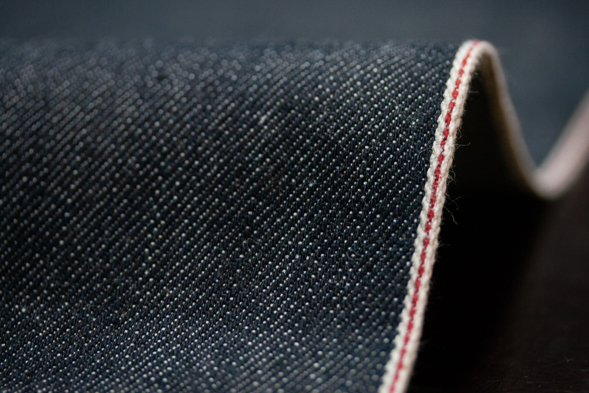 S-021 - 11,5 oz - elastic indigo blue selvage denim