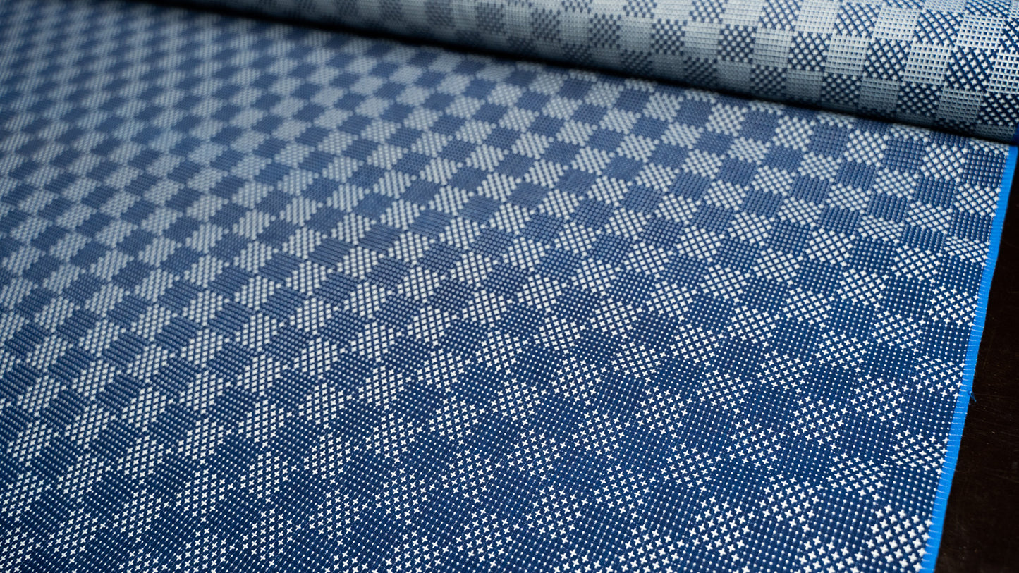 Indigo Sashiko Selvage Canvas (5,1 oz) – Stoffbahn in voller Breite mit Webkante