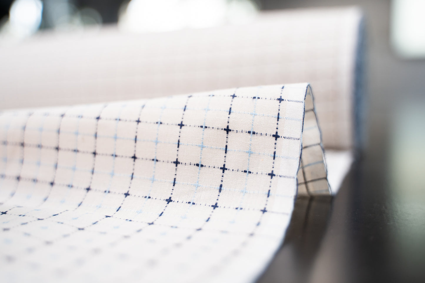 B-002 - 5.1 oz - indigo sashiko twill