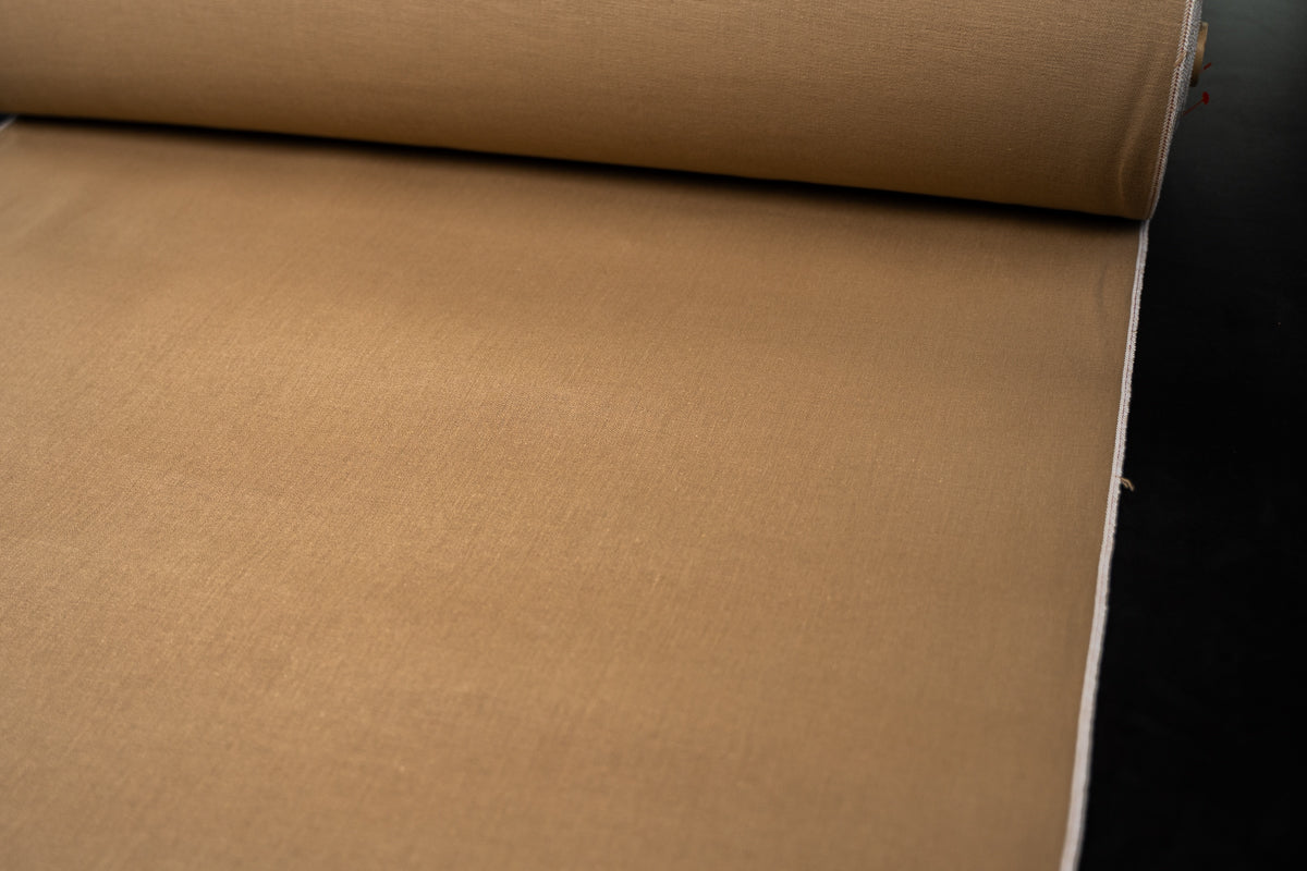 S-003 - 11 oz - beige/brown selvage denim