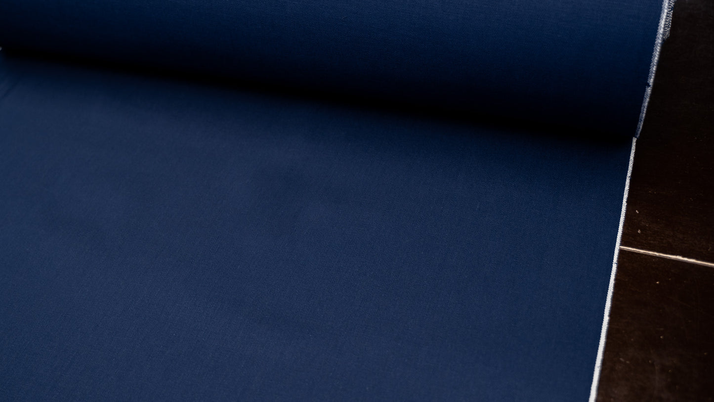 S-014 - 13 oz - mid indigo selvage denim