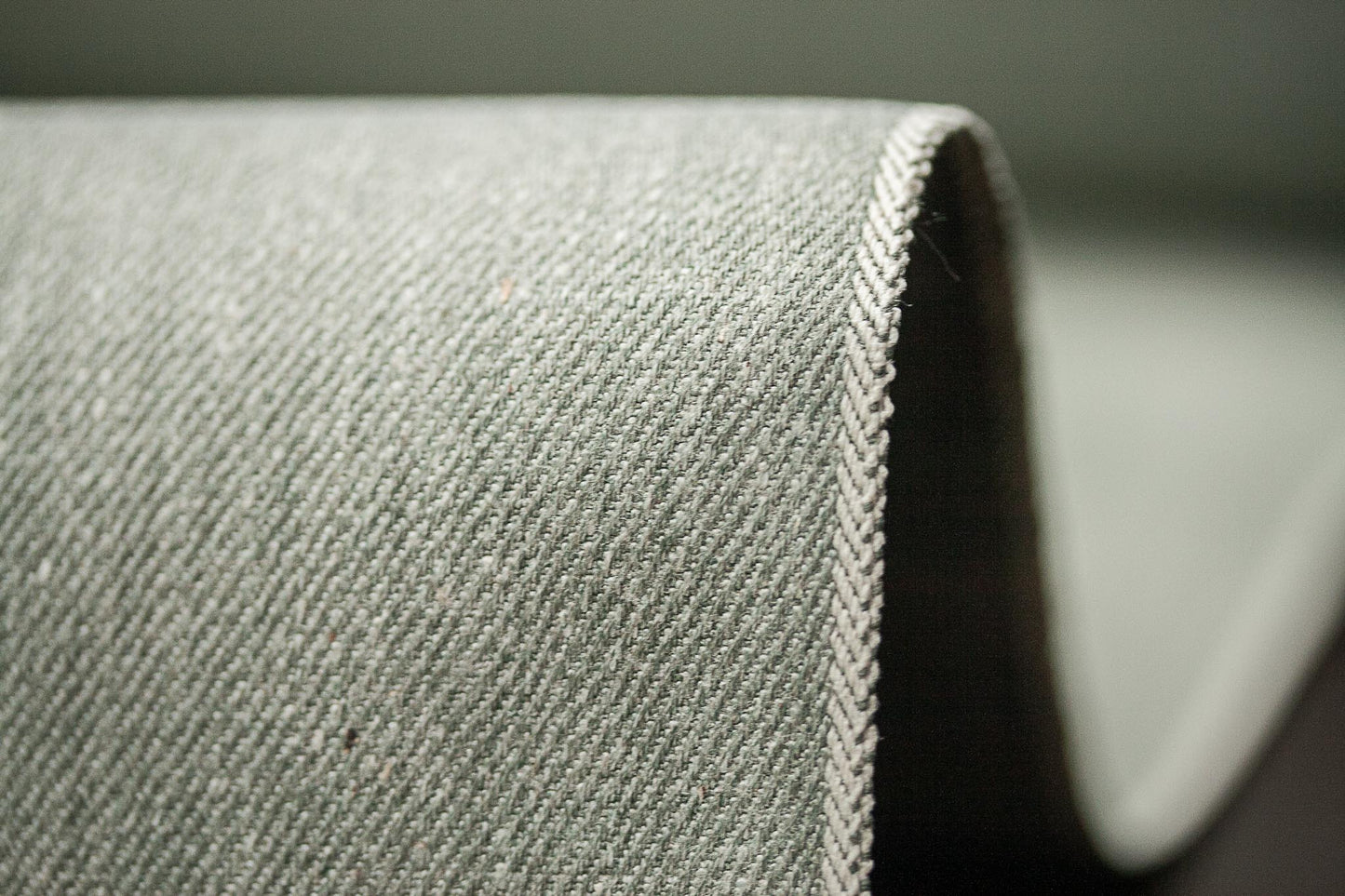 S-025 - 11,5 oz - grey/green selvage denim