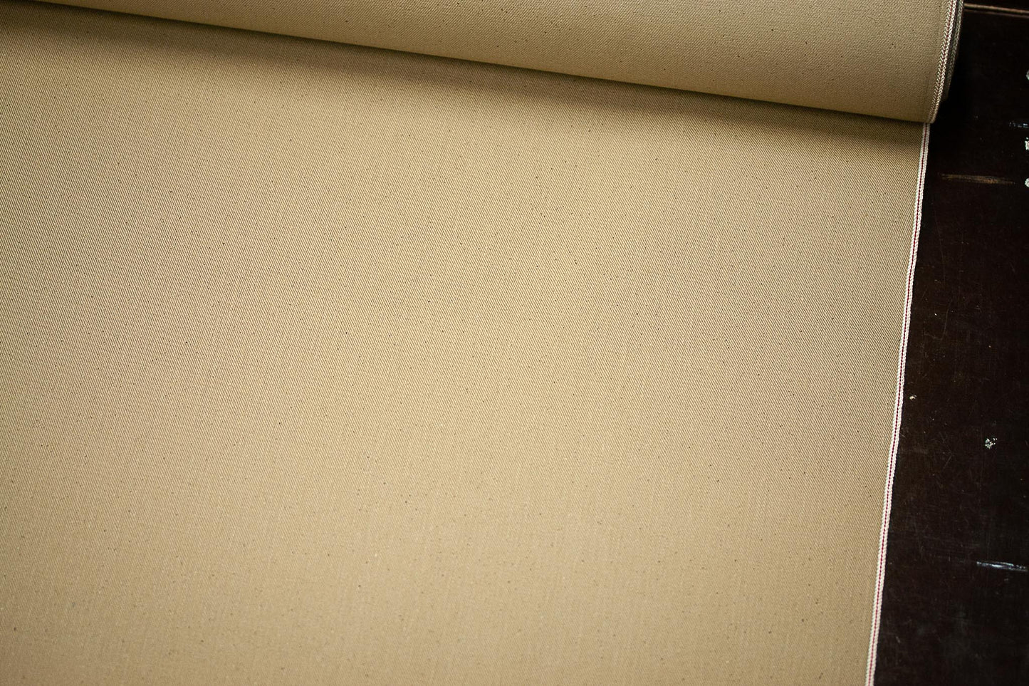 S-034 - 11,5 oz - beige selvage denim