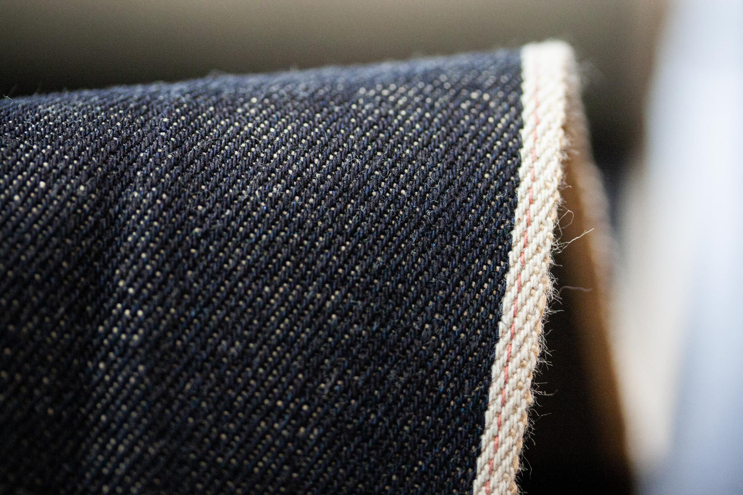 S-037 - 17 oz - natural indigo selvage denim