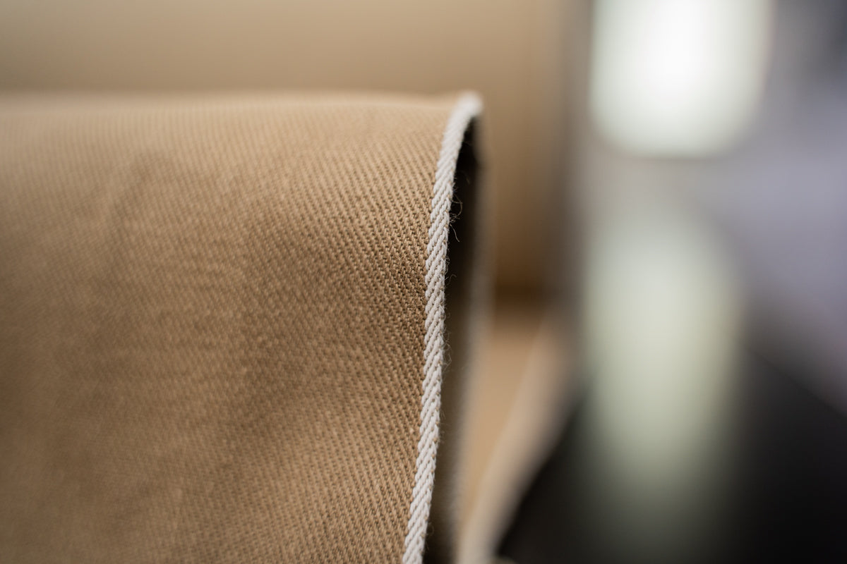 S-056 - 8,8 oz - beige selvage twill