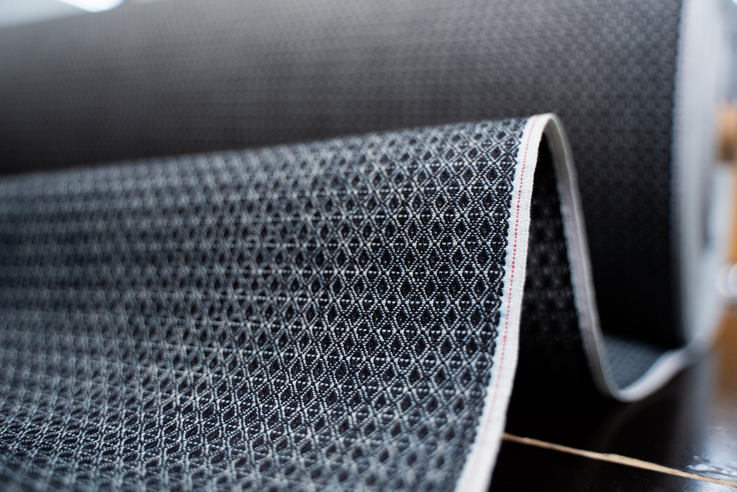 S-049 - 12 oz - diamond indigo selvage twill