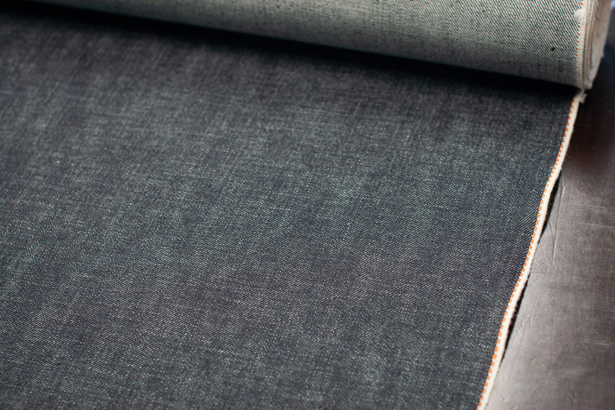 S-002 -14 oz - dark indigo selvage denim