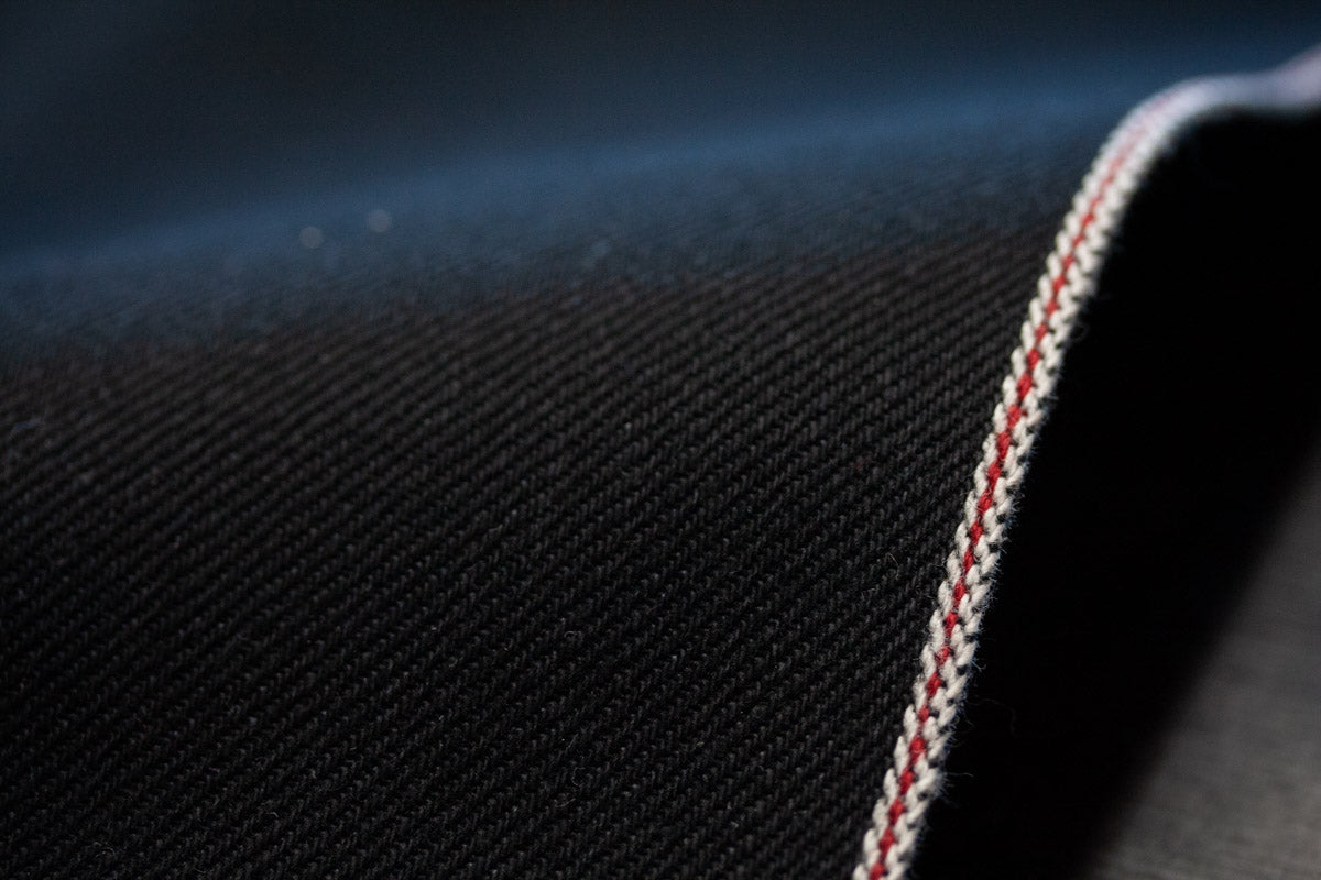 S-007 - 12,8 oz - black selvage denim