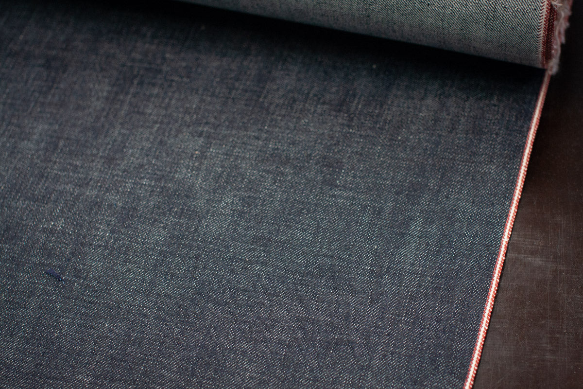 S-008 - 14,5 oz - dark indigo selvage denim