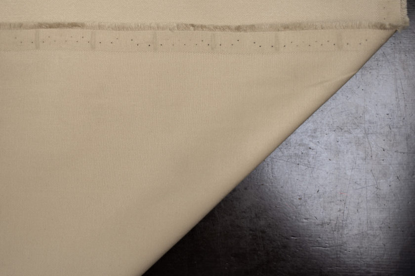 army beige - khaki Twill aus Baumwolle, cotton twill Lining